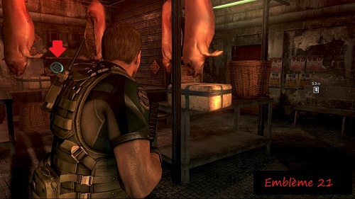 resident evil 6 embleme 21 de serpent Chris chapitre 1