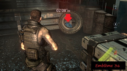 resident evil 6 embleme 36 de serpent Chris chapitre 4