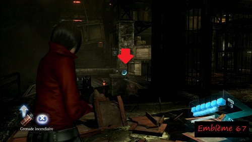 resident evil 6 embleme 67 de serpent Ada chapitre 2