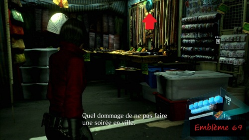resident evil 6 embleme 69 de serpent Ada chapitre 3