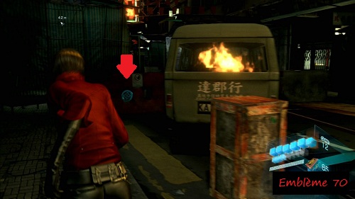 resident evil 6 embleme 70 de serpent Ada chapitre 3