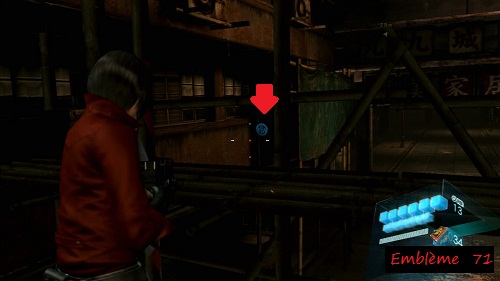 resident evil 6 embleme 71 de serpent Ada chapitre 3