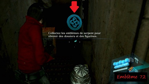 resident evil 6 embleme 72 de serpent Ada chapitre 3