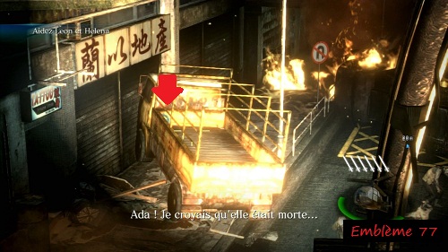 resident evil 6 embleme 77 de serpent Ada chapitre 5