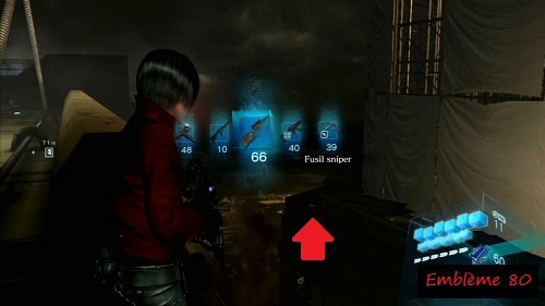 resident evil 6 embleme 80 de serpent Ada chapitre 5